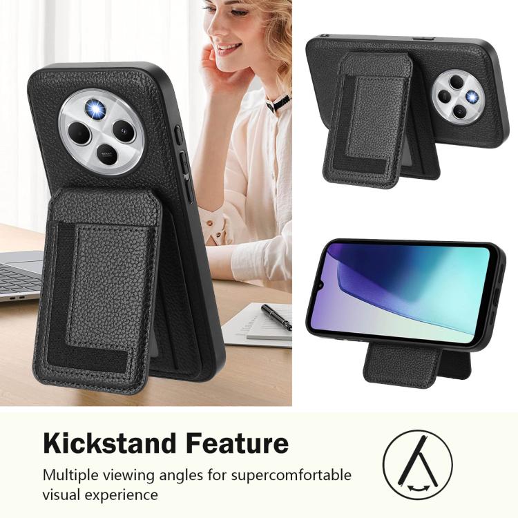 For Redmi 14C 4G / 14R / A4 5G CX01 Detachable Magsafe Magnetic Card Bag Phone Case