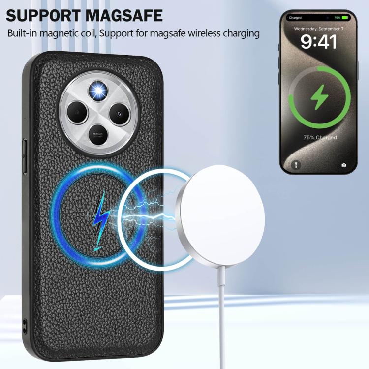 For Redmi 14C 4G / 14R / A4 5G CX01 Detachable Magsafe Magnetic Card Bag Phone Case