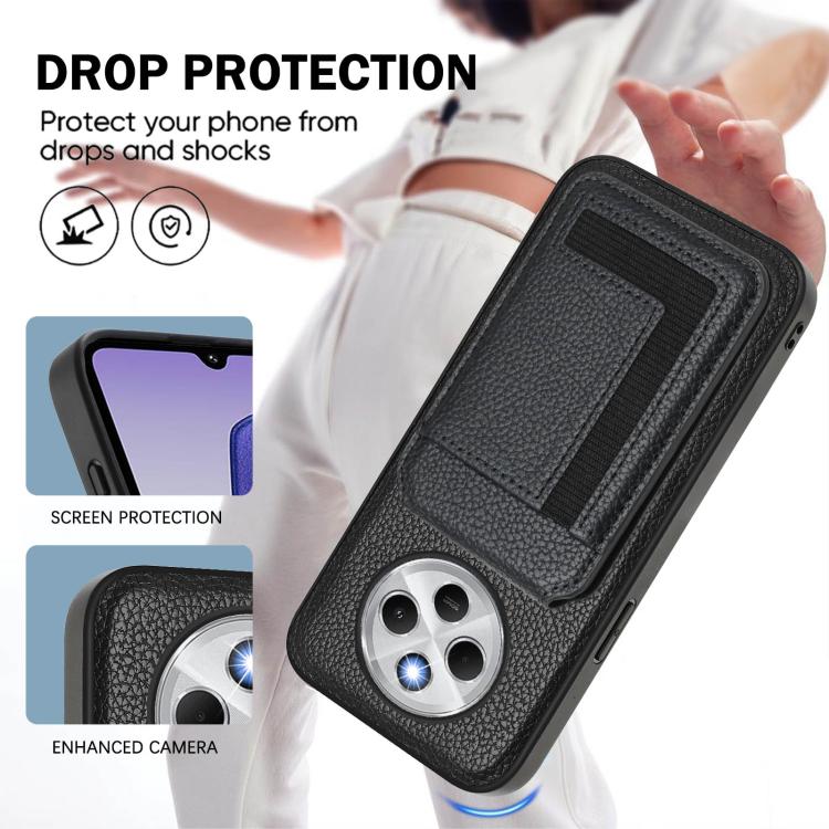 For Redmi 14C 4G / 14R / A4 5G CX01 Detachable Magsafe Magnetic Card Bag Phone Case