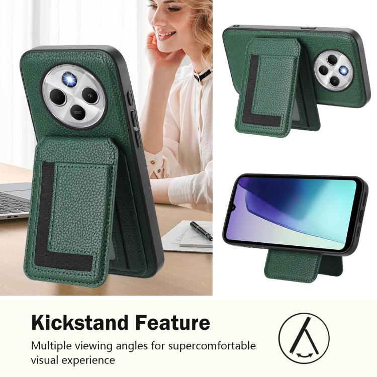 For Redmi 14C 4G / 14R / A4 5G CX01 Detachable Magsafe Magnetic Card Bag Phone Case
