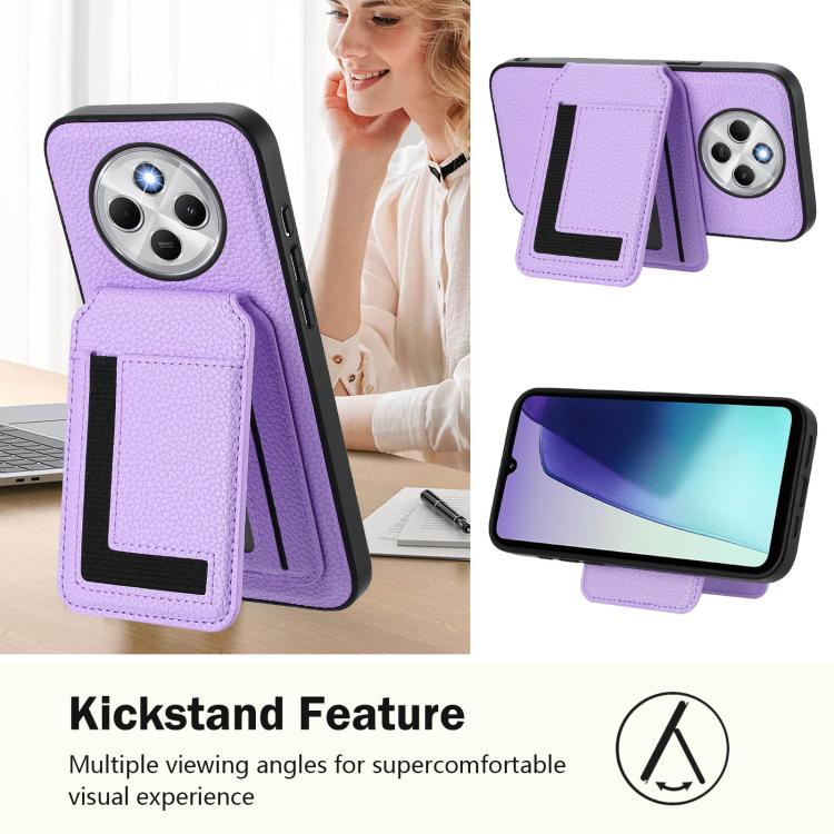 For Redmi 14C 4G / 14R / A4 5G CX01 Detachable Magsafe Magnetic Card Bag Phone Case