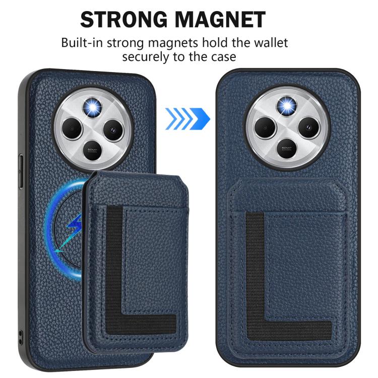 For Redmi 14C 4G / 14R / A4 5G CX01 Detachable Magsafe Magnetic Card Bag Phone Case