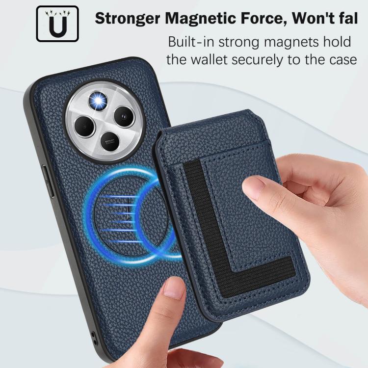 For Redmi 14C 4G / 14R / A4 5G CX01 Detachable Magsafe Magnetic Card Bag Phone Case