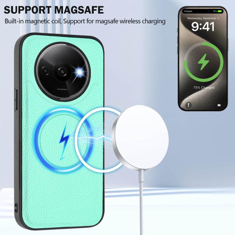 For Redmi A3 / A3x / Xiaomi Poco C61 CX01 Detachable Magsafe Magnetic Card Bag Phone Case