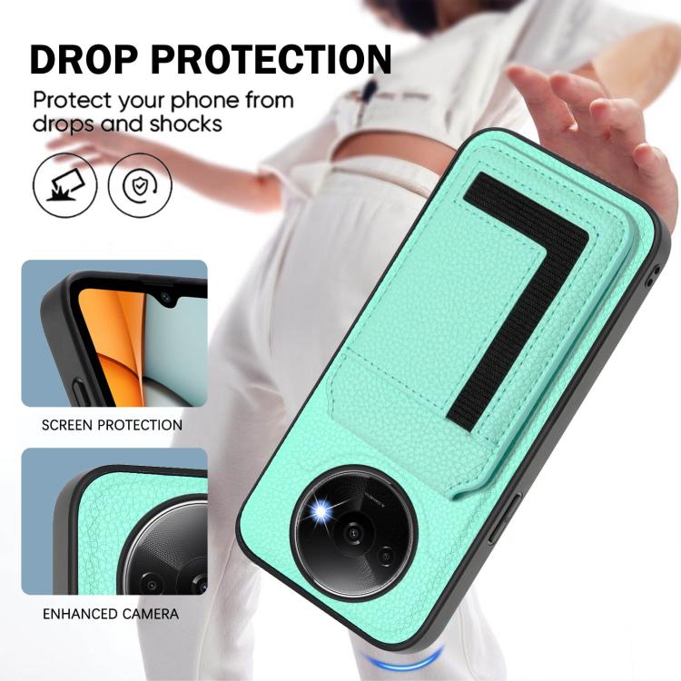 For Redmi A3 / A3x / Xiaomi Poco C61 CX01 Detachable Magsafe Magnetic Card Bag Phone Case