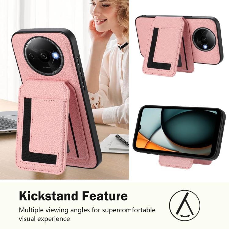 For Redmi A3 / A3x / Xiaomi Poco C61 CX01 Detachable Magsafe Magnetic Card Bag Phone Case