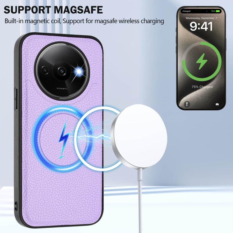 For Redmi A3 / A3x / Xiaomi Poco C61 CX01 Detachable Magsafe Magnetic Card Bag Phone Case
