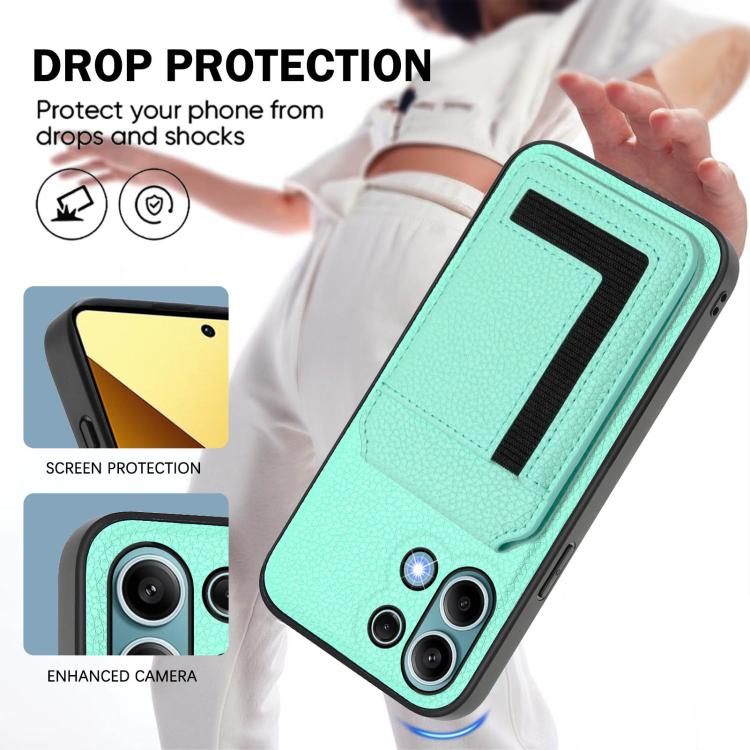 For Redmi Note 13 4G CX01 Detachable Magsafe Magnetic Card Bag Phone Case