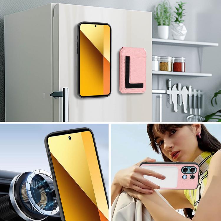For Redmi Note 13 4G CX01 Detachable Magsafe Magnetic Card Bag Phone Case