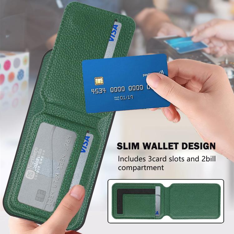 For Redmi Note 13 4G CX01 Detachable Magsafe Magnetic Card Bag Phone Case