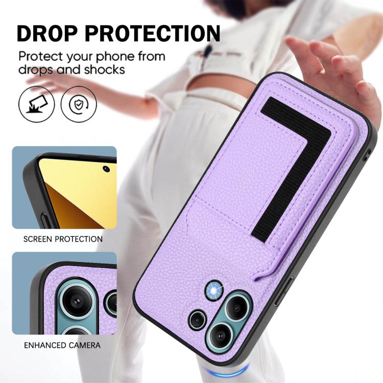 For Redmi Note 13 4G CX01 Detachable Magsafe Magnetic Card Bag Phone Case