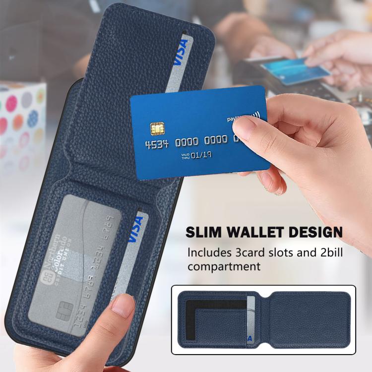 For Redmi Note 13 4G CX01 Detachable Magsafe Magnetic Card Bag Phone Case