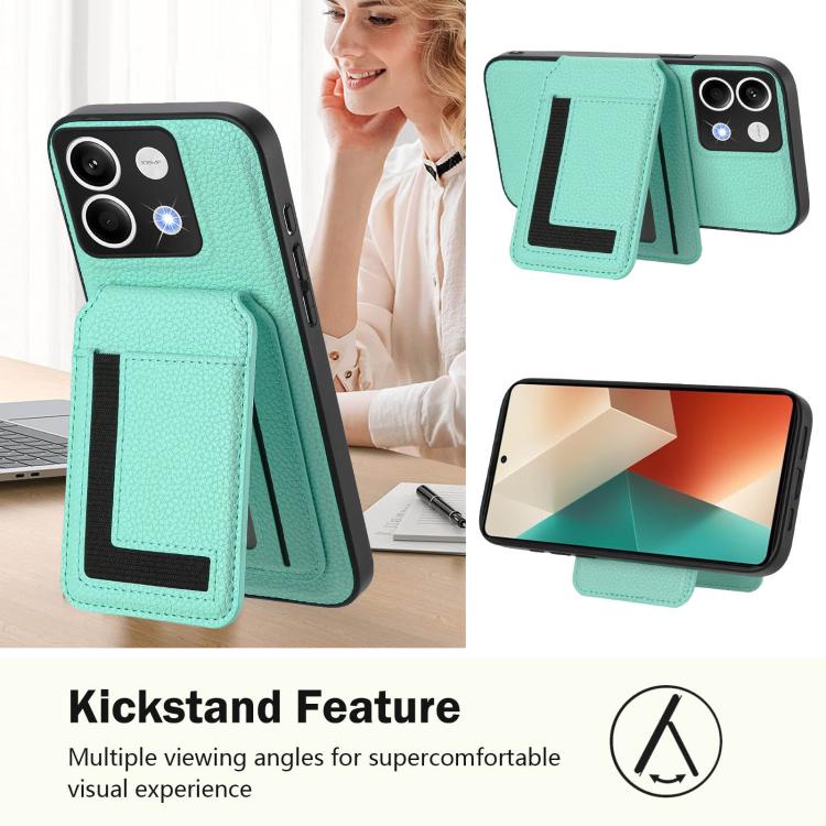 For Redmi Note 13 5G CX01 Detachable Magsafe Magnetic Card Bag Phone Case