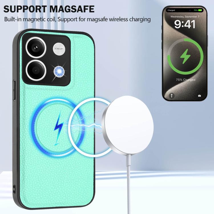 For Redmi Note 13 5G CX01 Detachable Magsafe Magnetic Card Bag Phone Case