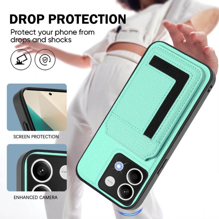 For Redmi Note 13 5G CX01 Detachable Magsafe Magnetic Card Bag Phone Case