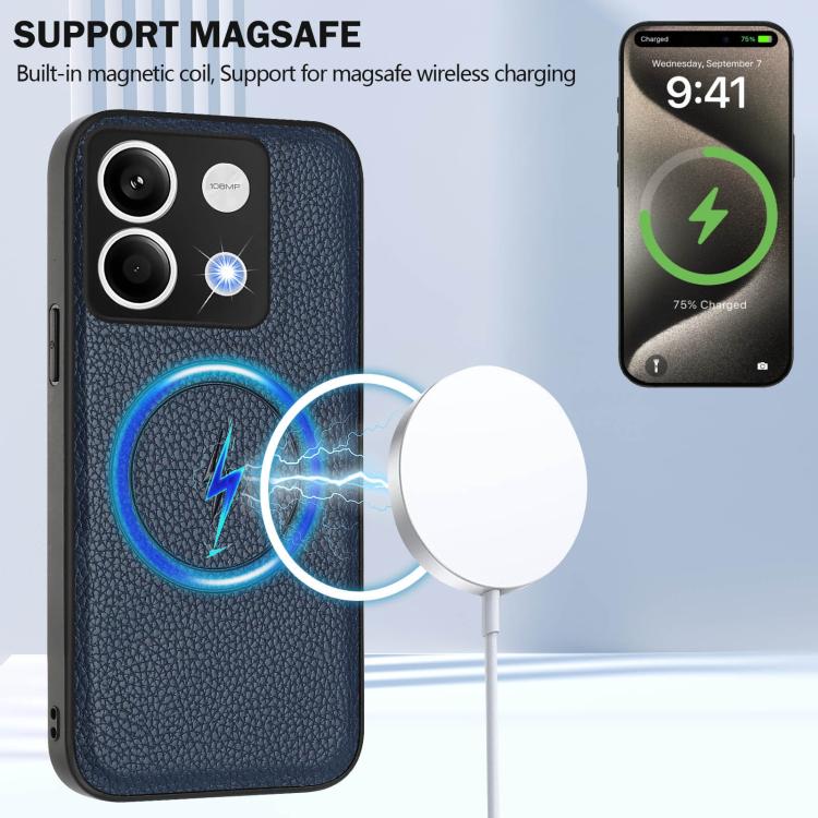 For Redmi Note 13 5G CX01 Detachable Magsafe Magnetic Card Bag Phone Case
