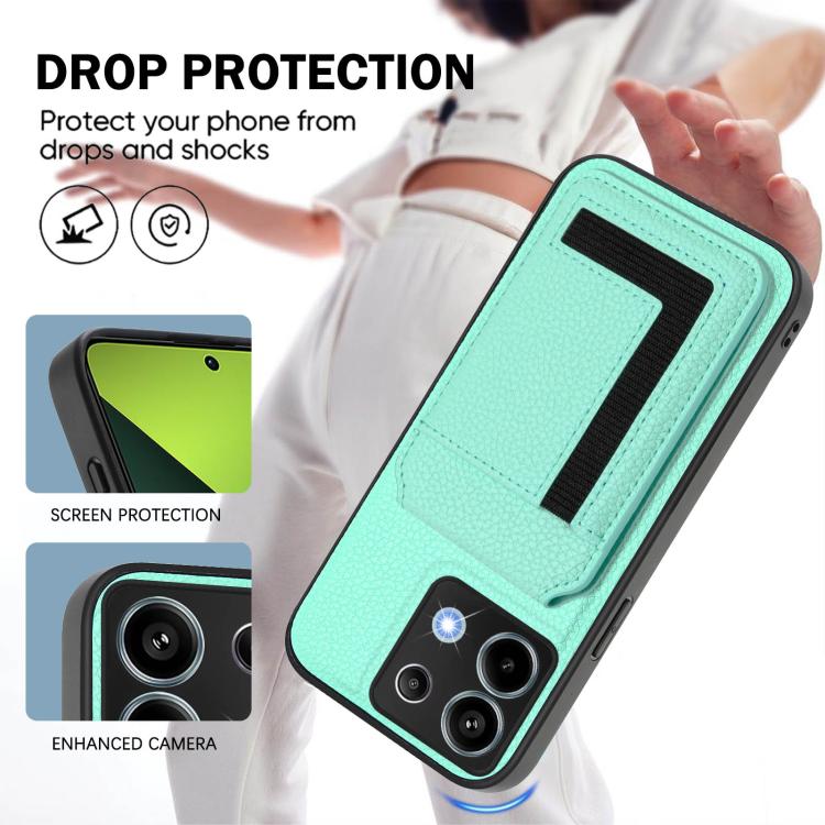 For Redmi Note 13 Pro 5G / Poco X6 CX01 Detachable Magsafe Magnetic Card Bag Phone Case
