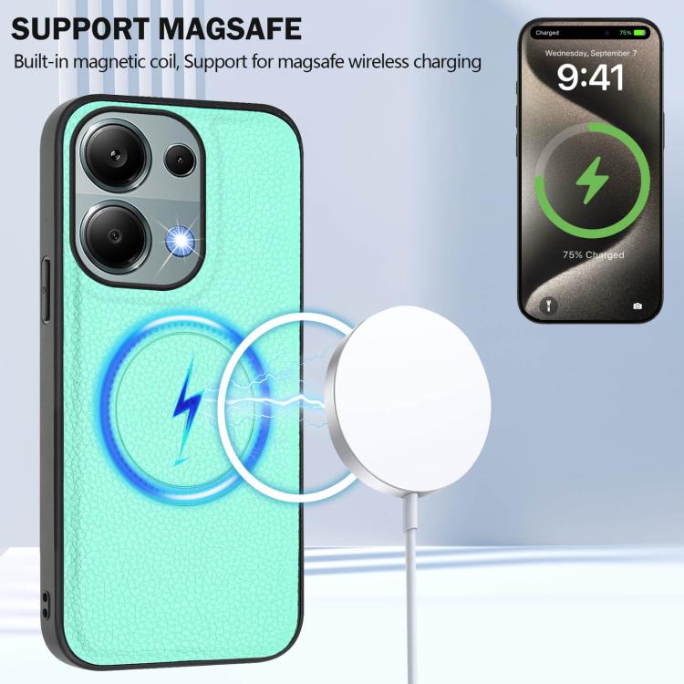 For Redmi Note 13 Pro 4G / Poco M6 Pro CX01 Detachable Magsafe Magnetic Card Bag Phone Case