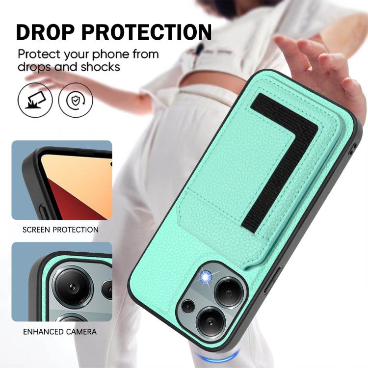 For Redmi Note 13 Pro 4G / Poco M6 Pro CX01 Detachable Magsafe Magnetic Card Bag Phone Case