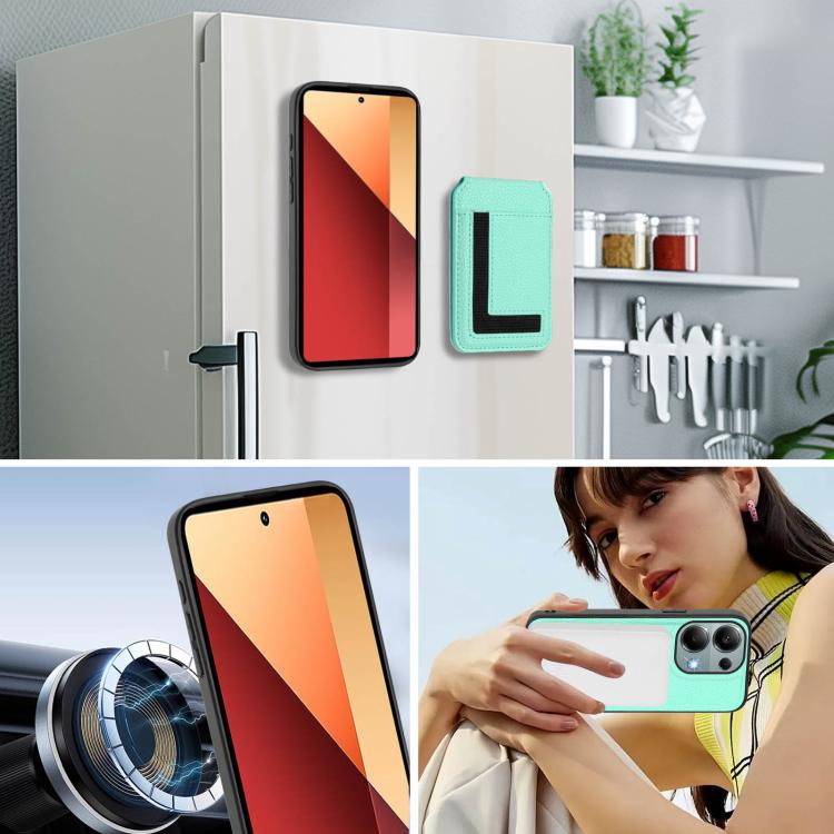 For Redmi Note 13 Pro 4G / Poco M6 Pro CX01 Detachable Magsafe Magnetic Card Bag Phone Case