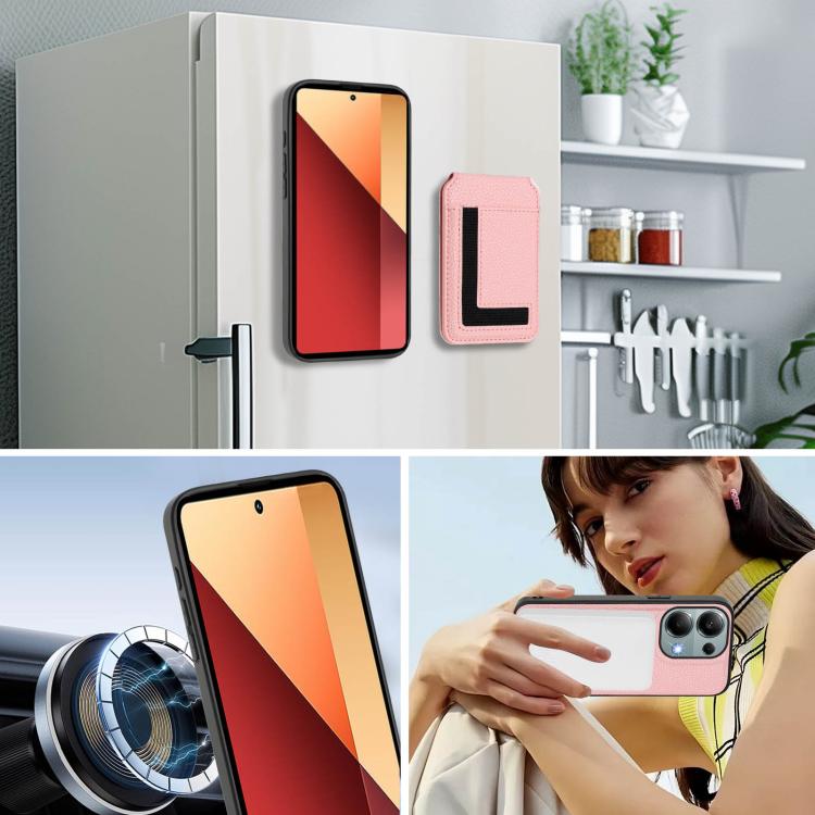 For Redmi Note 13 Pro 4G / Poco M6 Pro CX01 Detachable Magsafe Magnetic Card Bag Phone Case