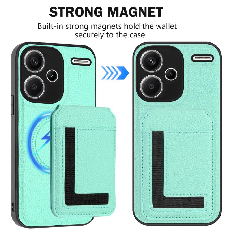 For Redmi Note 13 Pro+ CX01 Detachable Magsafe Magnetic Card Bag Phone Case