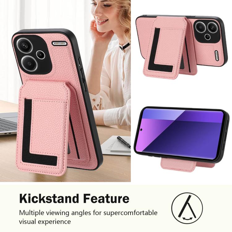 For Redmi Note 13 Pro+ CX01 Detachable Magsafe Magnetic Card Bag Phone Case