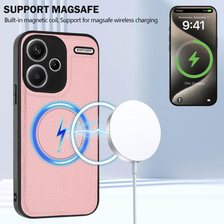 For Redmi Note 13 Pro+ CX01 Detachable Magsafe Magnetic Card Bag Phone Case