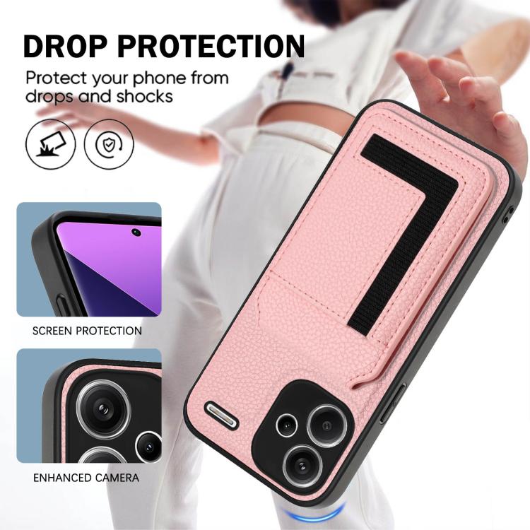 For Redmi Note 13 Pro+ CX01 Detachable Magsafe Magnetic Card Bag Phone Case