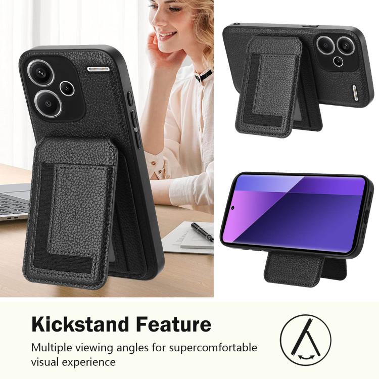 For Redmi Note 13 Pro+ CX01 Detachable Magsafe Magnetic Card Bag Phone Case