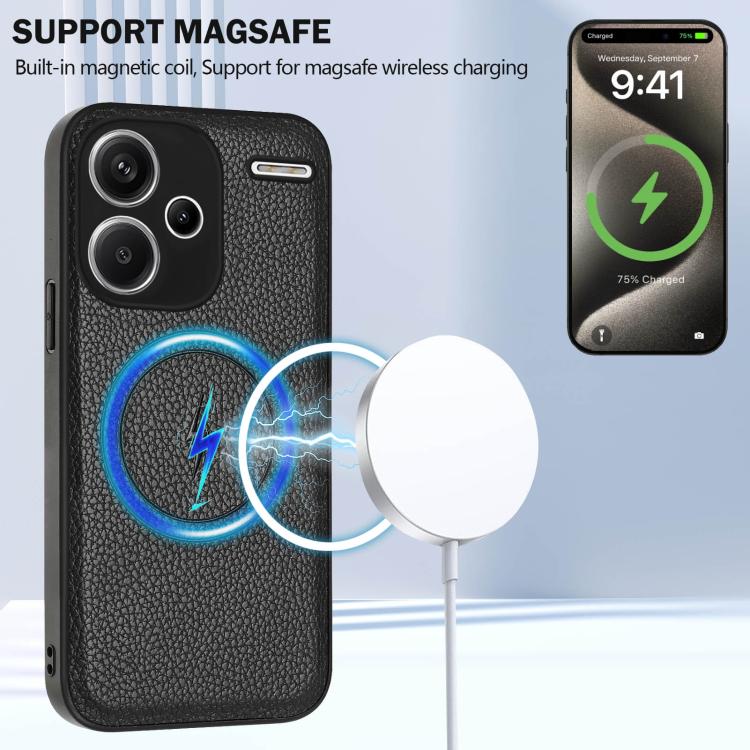 For Redmi Note 13 Pro+ CX01 Detachable Magsafe Magnetic Card Bag Phone Case