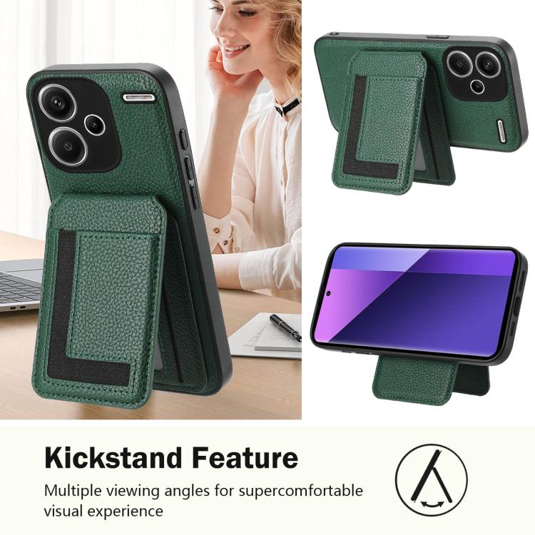For Redmi Note 13 Pro+ CX01 Detachable Magsafe Magnetic Card Bag Phone Case