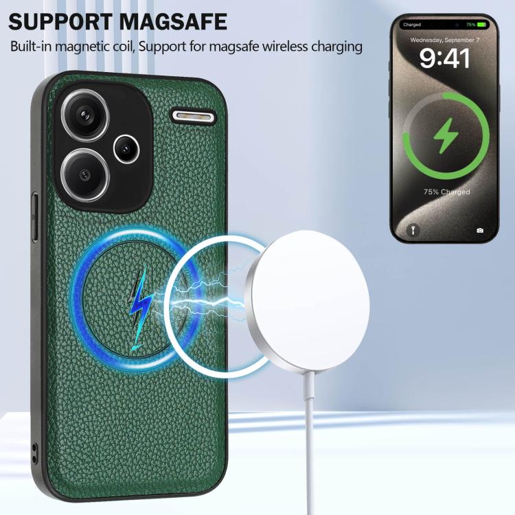 For Redmi Note 13 Pro+ CX01 Detachable Magsafe Magnetic Card Bag Phone Case