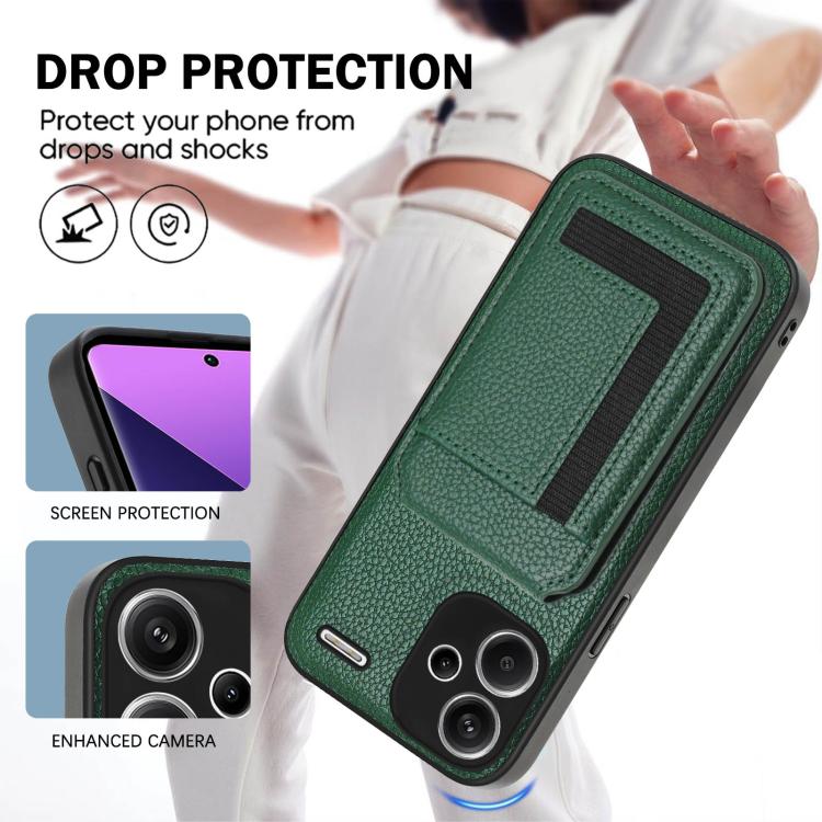 For Redmi Note 13 Pro+ CX01 Detachable Magsafe Magnetic Card Bag Phone Case