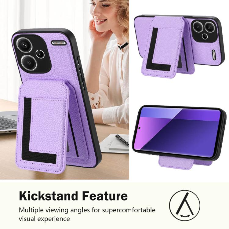For Redmi Note 13 Pro+ CX01 Detachable Magsafe Magnetic Card Bag Phone Case