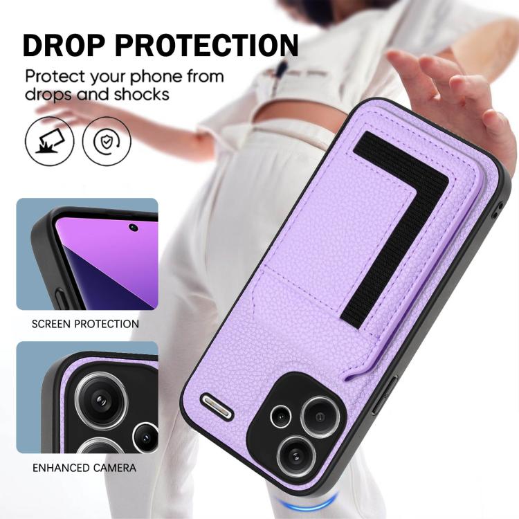 For Redmi Note 13 Pro+ CX01 Detachable Magsafe Magnetic Card Bag Phone Case