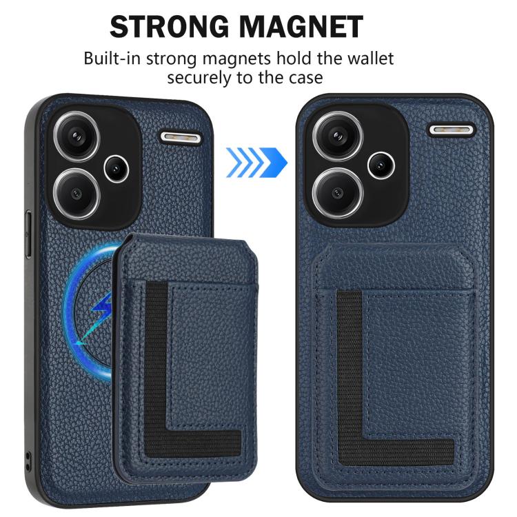 For Redmi Note 13 Pro+ CX01 Detachable Magsafe Magnetic Card Bag Phone Case