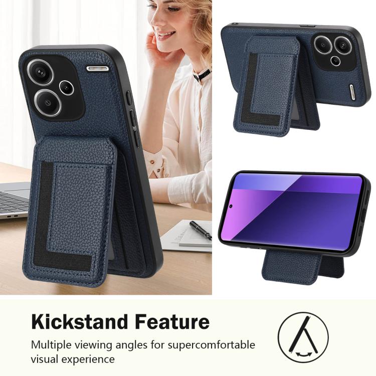 For Redmi Note 13 Pro+ CX01 Detachable Magsafe Magnetic Card Bag Phone Case