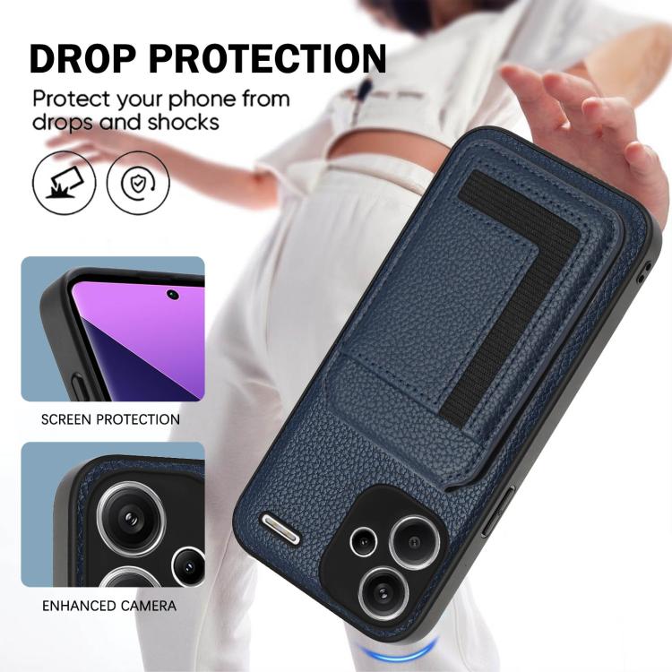 For Redmi Note 13 Pro+ CX01 Detachable Magsafe Magnetic Card Bag Phone Case