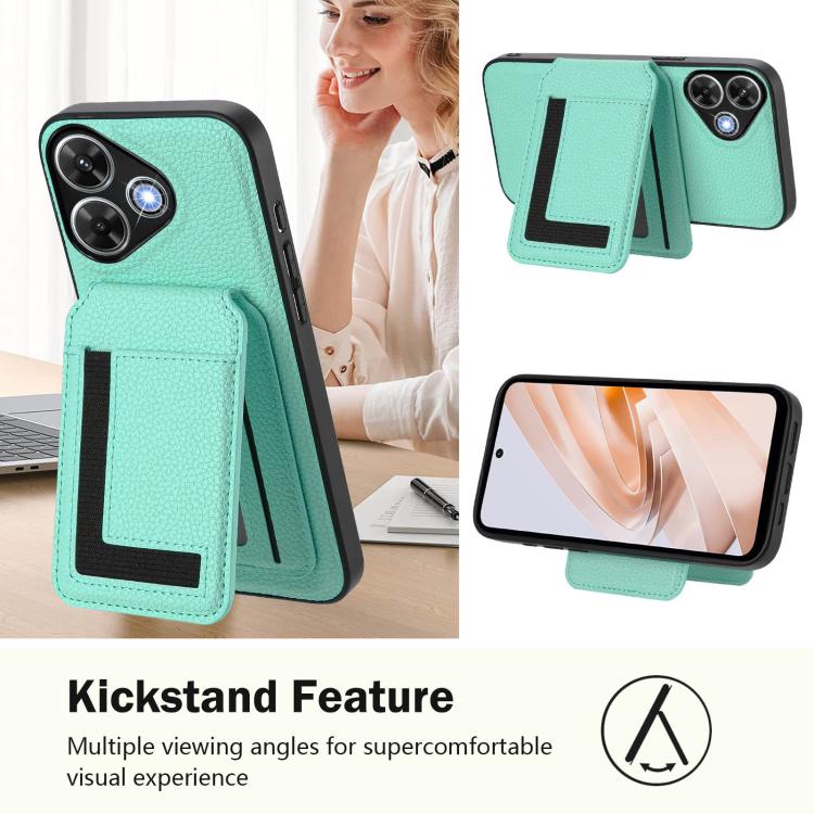 For Redmi Note 13R / 13 4G / 13 5G CX01 Detachable Magsafe Magnetic Card Bag Phone Case