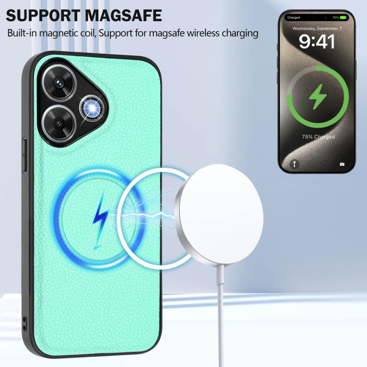 For Redmi Note 13R / 13 4G / 13 5G CX01 Detachable Magsafe Magnetic Card Bag Phone Case