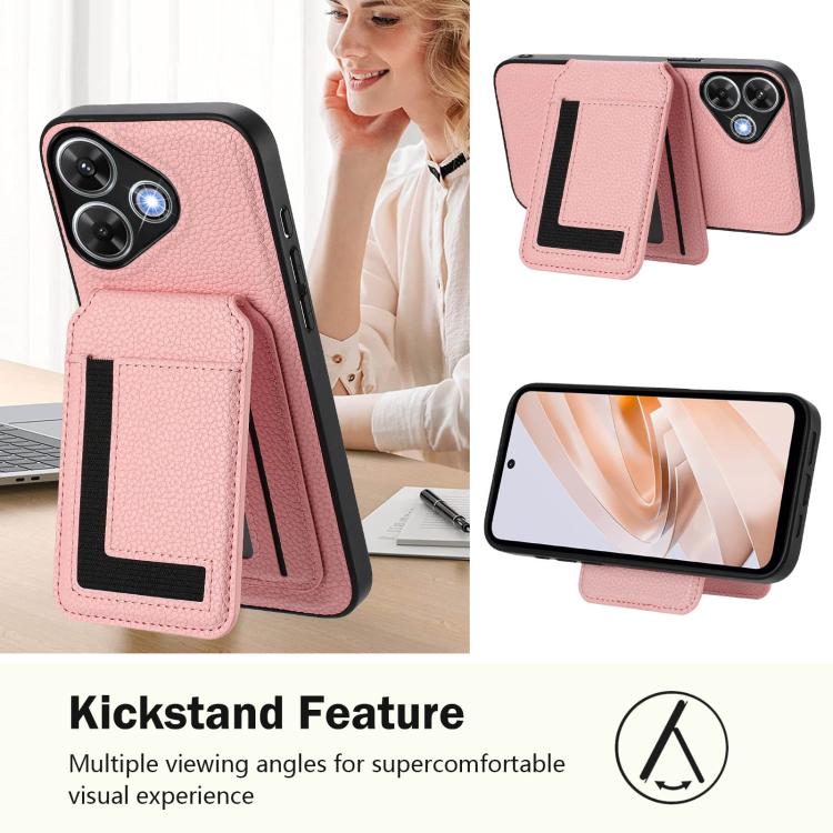 For Redmi Note 13R / 13 4G / 13 5G CX01 Detachable Magsafe Magnetic Card Bag Phone Case