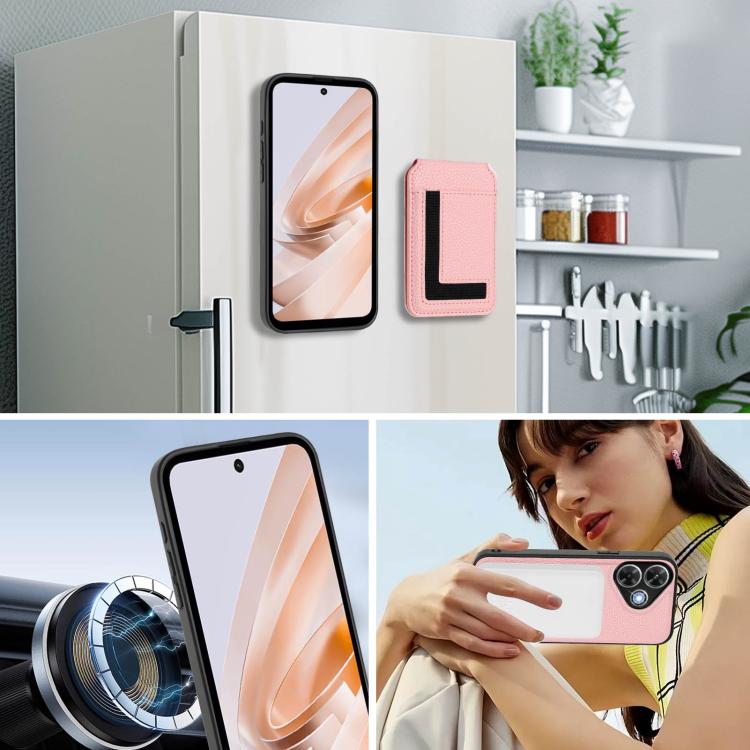 For Redmi Note 13R / 13 4G / 13 5G CX01 Detachable Magsafe Magnetic Card Bag Phone Case