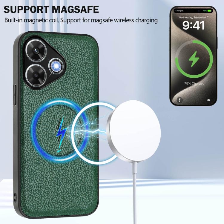 For Redmi Note 13R / 13 4G / 13 5G CX01 Detachable Magsafe Magnetic Card Bag Phone Case