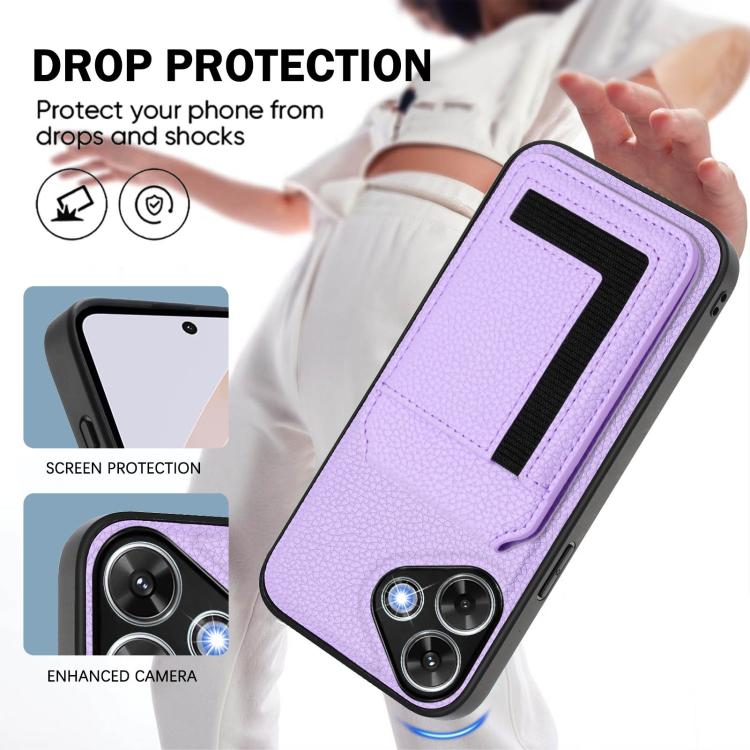 For Redmi Note 13R / 13 4G / 13 5G CX01 Detachable Magsafe Magnetic Card Bag Phone Case