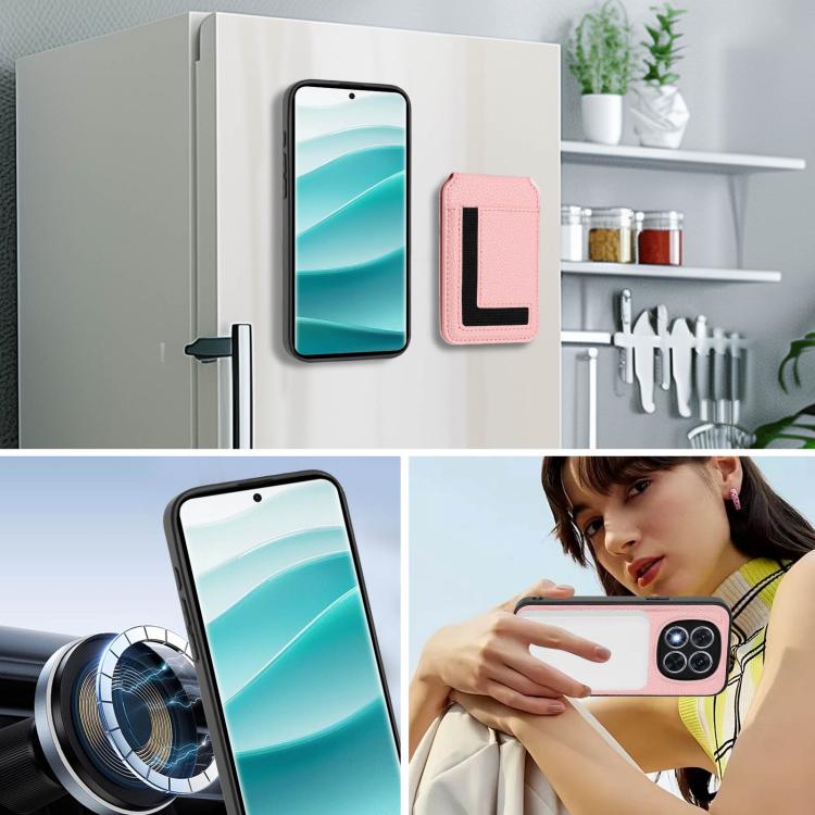 For Redmi Note 14 Pro 5G CX01 Detachable Magsafe Magnetic Card Bag Phone Case