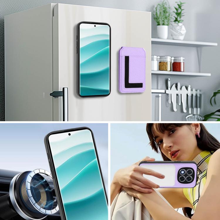 For Redmi Note 14 Pro 5G CX01 Detachable Magsafe Magnetic Card Bag Phone Case