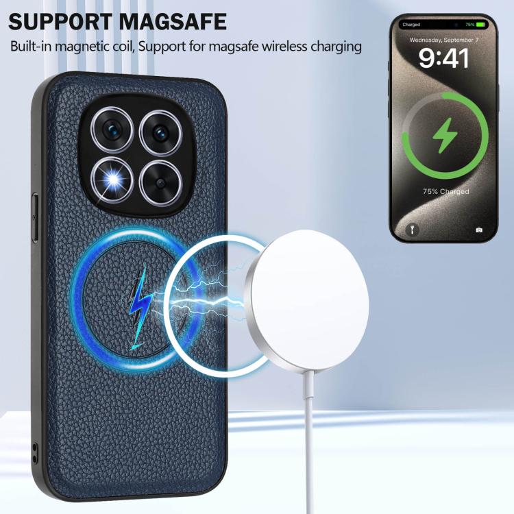 For Redmi Note 14 Pro 5G CX01 Detachable Magsafe Magnetic Card Bag Phone Case