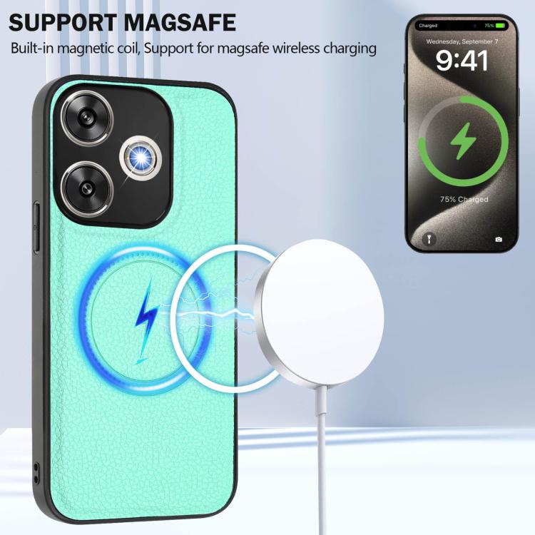 For Redmi  Turbo 3 / Poco F6 India CX01 Detachable Magsafe Magnetic Card Bag Phone Case