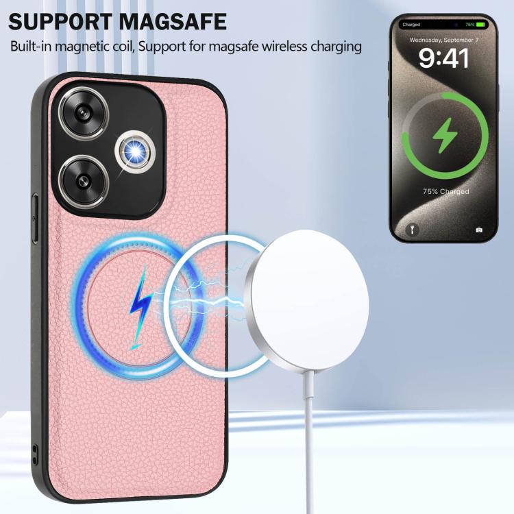 For Redmi  Turbo 3 / Poco F6 India CX01 Detachable Magsafe Magnetic Card Bag Phone Case